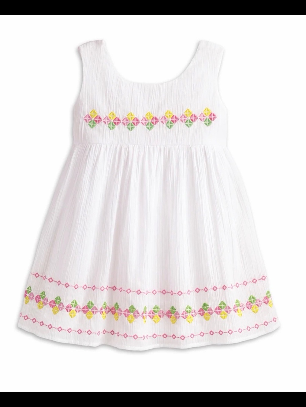 American Girl Happy sunshine Bitty Baby Matching Dress for Girls size 6US